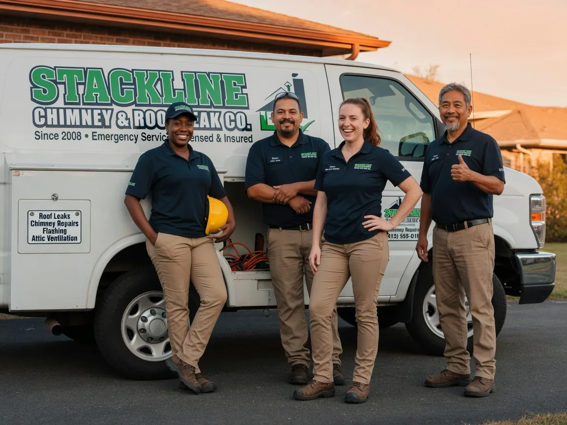 Chimney flashing repair company in Midnight, MS